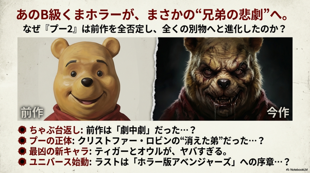 プー2あくまのくまさんとじゃあくななかまたち考察！評価！ティガー・オウルと衝撃の最後