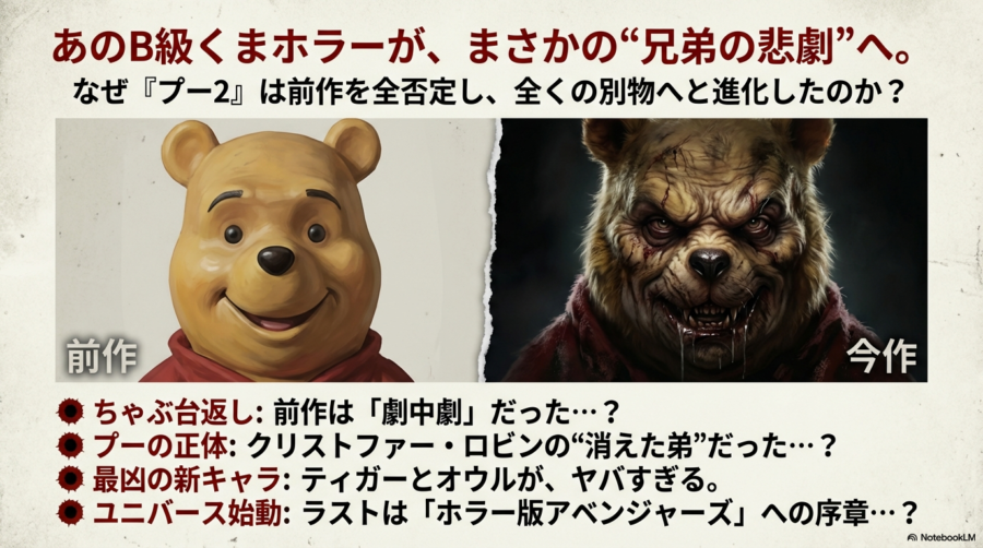 プー2あくまのくまさんとじゃあくななかまたち考察！評価！ティガー・オウルと衝撃の最後