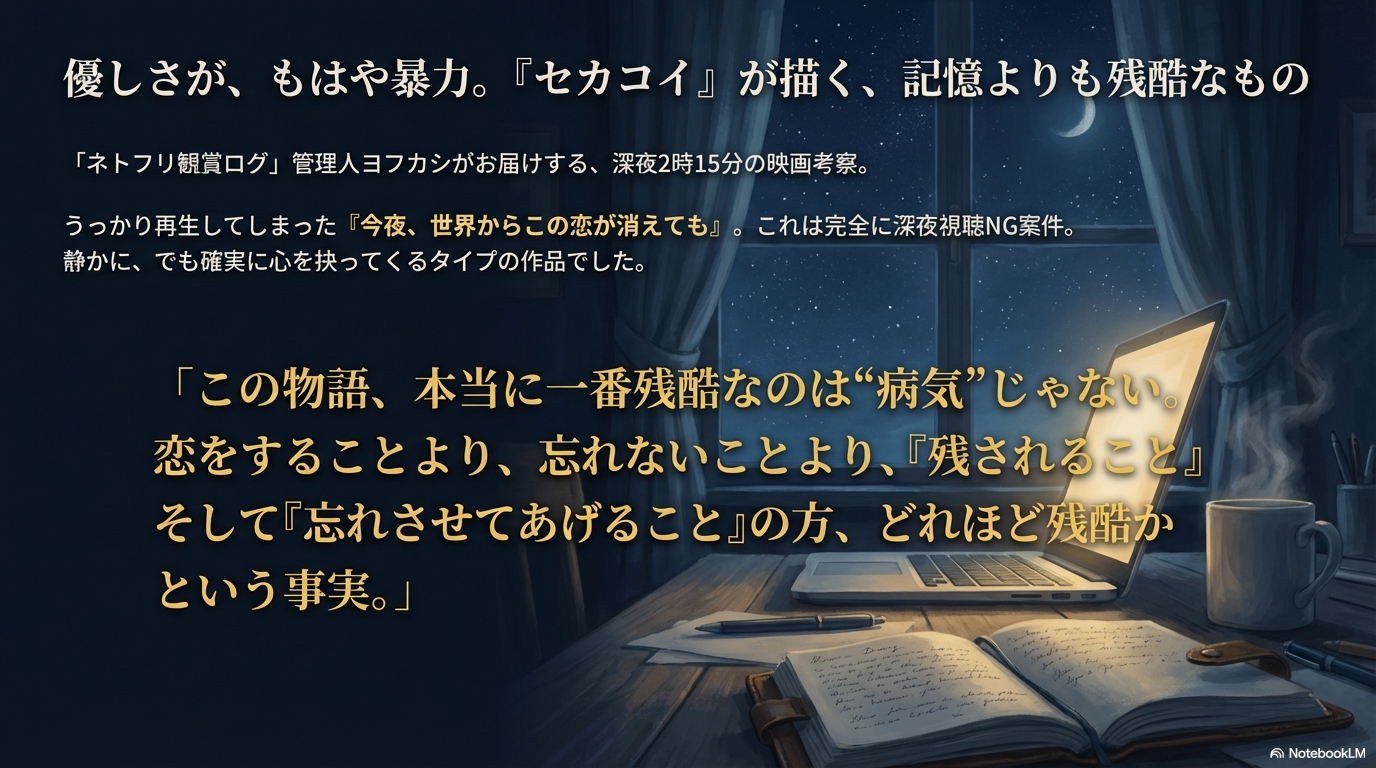 『今夜、世界からこの恋が消えても』透の死因は？日記を書き換えた理由と結末をネタバレ解説
