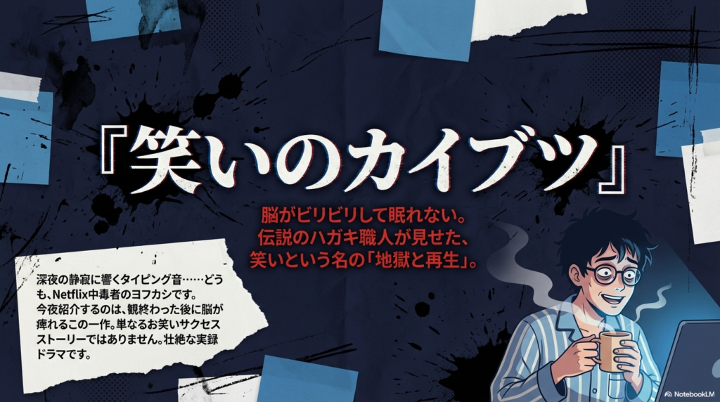 笑いのカイブツの実話の深層｜若林正恭との関係やモデルの正体