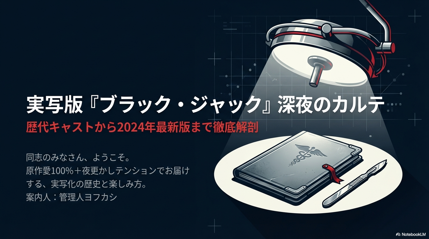 ブラック ジャックの映画や実写を網羅！歴代キャストや配信を解説