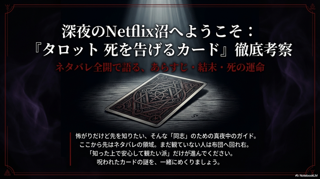 映画タロット 死を告げるカードのネタバレ結末とあらすじ徹底考察