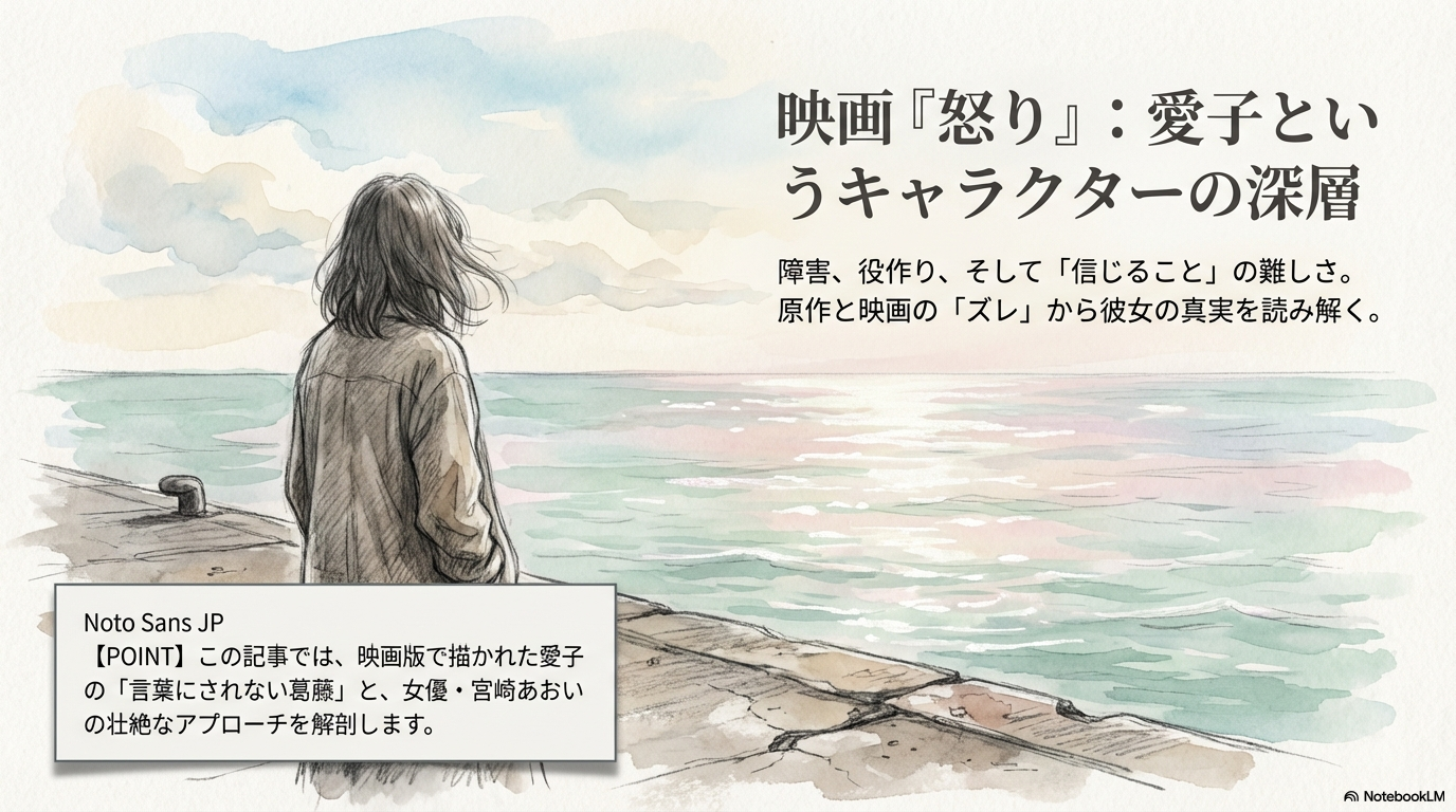 映画「怒り」愛子の障害設定とは？宮崎あおいの役作りと結末を考察