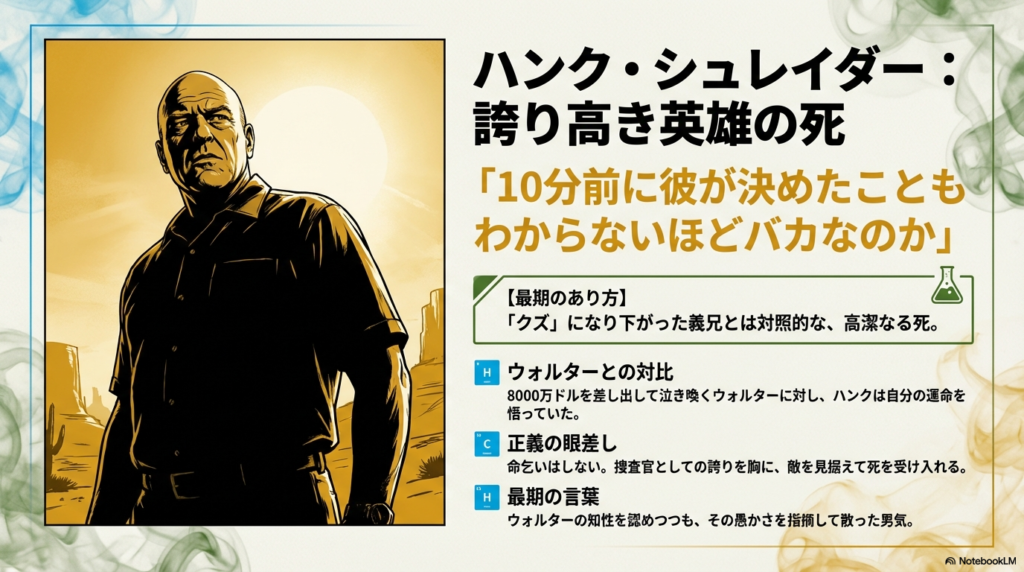 ハンク・シュレイダー：誇り高き英雄の死