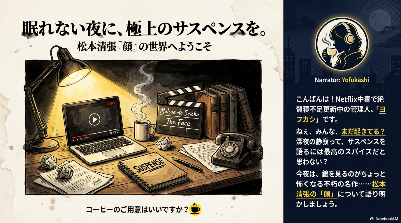 松本清張「顔」のドラマ歴代と最新作の結末・あらすじを徹底解説
