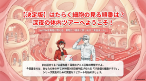アニメ『はたらく細胞』を見る順番は？あらすじ・BLACKとの違い・グロいと言われる理由を解説