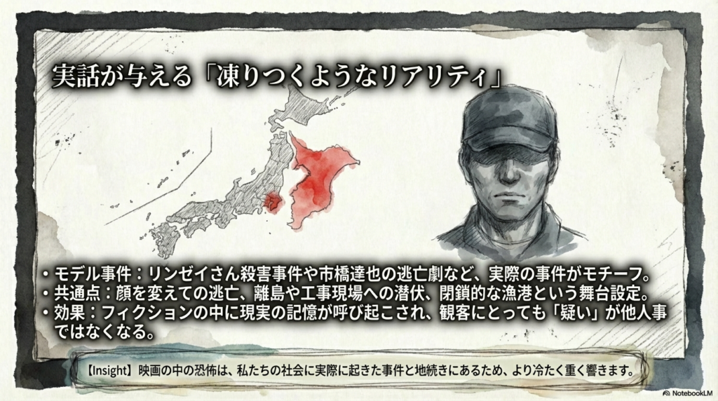 現実との境界：実在事件がもたらすリアリティ