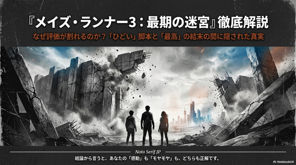 『メイズ・ランナー3：最期の迷宮』はひどい？結末の考察と完結編が残した謎を徹底解説