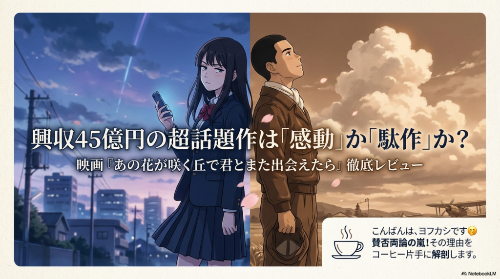 【ネタバレ】映画『あの花が咲く丘で君とまた出会えたら』結末の考察！「ひどい」の評判や泣けるポイントを徹底解説