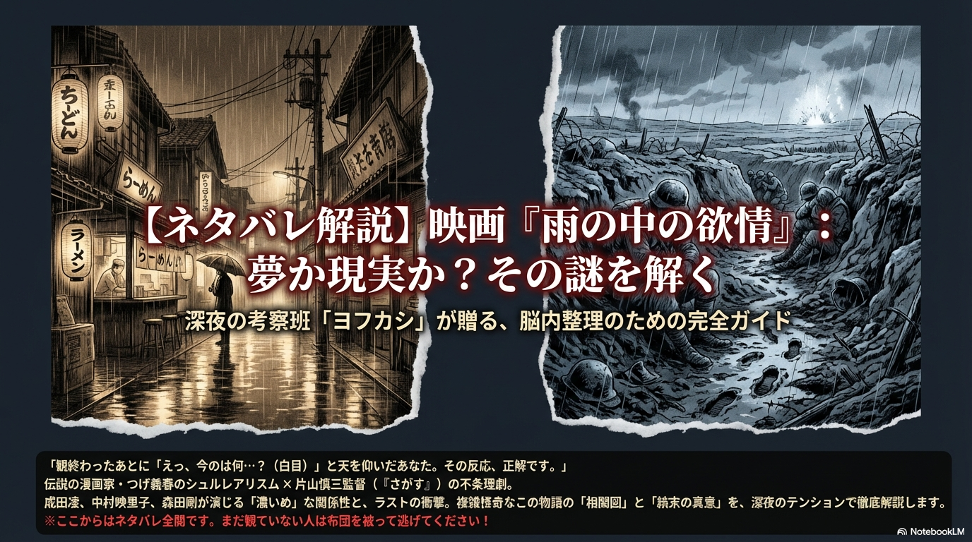 雨の中の欲情のキャスト相関図とネタバレ考察！あらすじも徹底解説