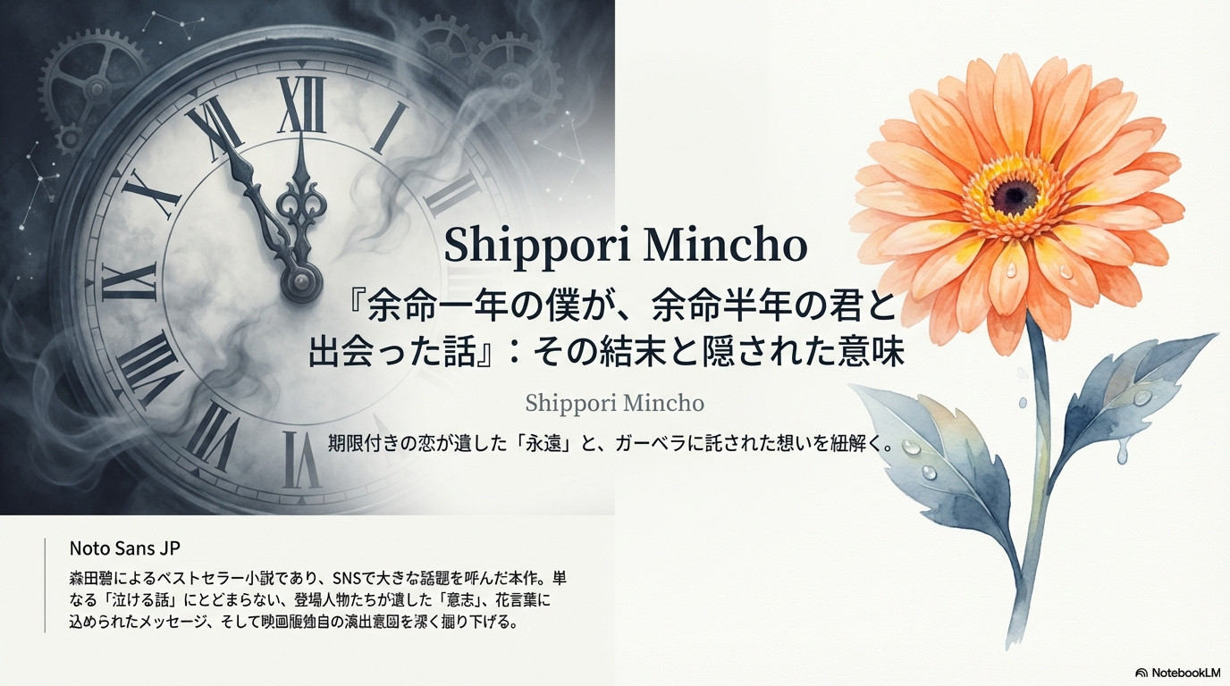 『余命一年の僕が余命半年の君と出会った話』結末ネタバレ！ガーベラの花言葉とラストに隠された意味を考察