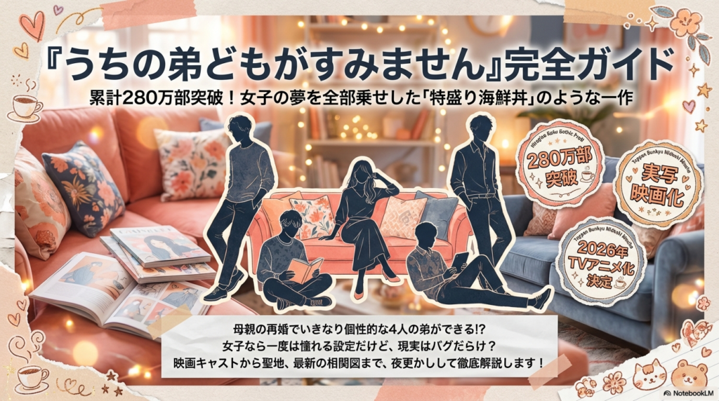 うちの弟どもがすみませんのキャストと相関図！結末やロケ地も紹介