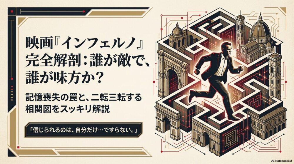 インフェルノの映画相関図を徹底解説！あらすじやキャストも