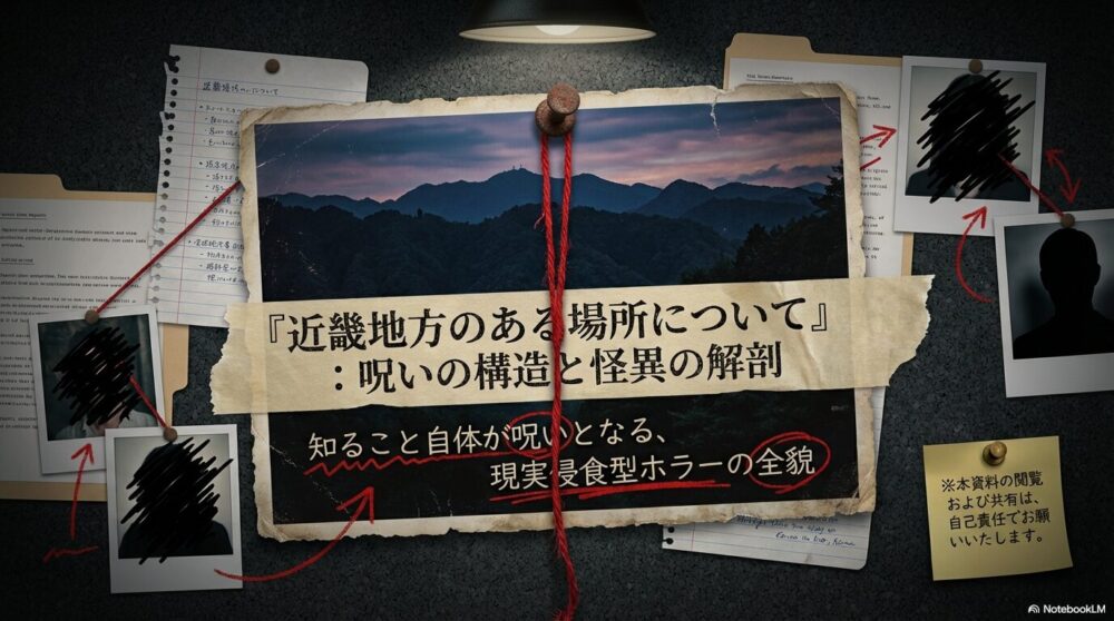 【考察】『近畿地方のある場所について』相関図で謎を解明！やしろさま・鬼の正体とは？