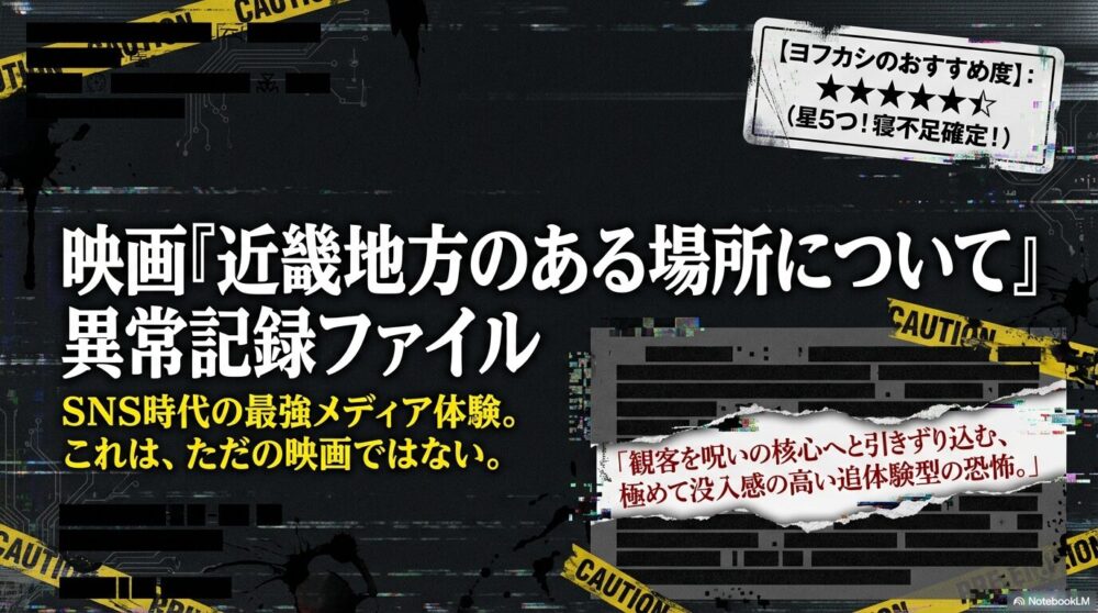 映画『近畿地方のある場所について』ネタバレ・オチ解説！気まずいシーンや原作との違いは？