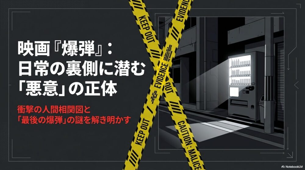 映画「爆弾」の相関図を徹底解説！スズキの正体と結末の考察