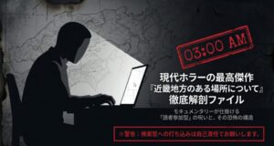 『近畿地方のある場所について』のモデルはどこ？何県？生駒山や滝畑ダムなど舞台を特定！