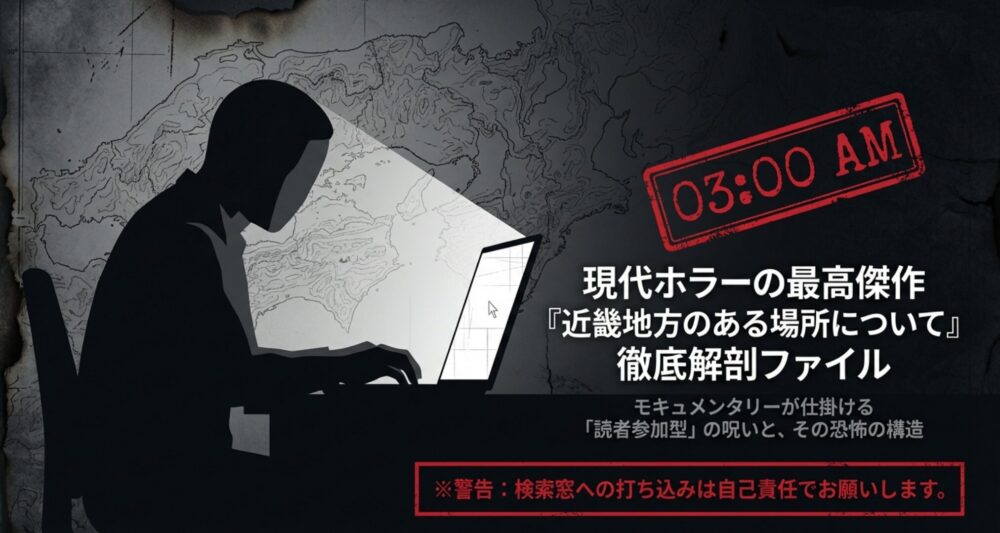 『近畿地方のある場所について』のモデルはどこ？何県？生駒山や滝畑ダムなど舞台を特定！
